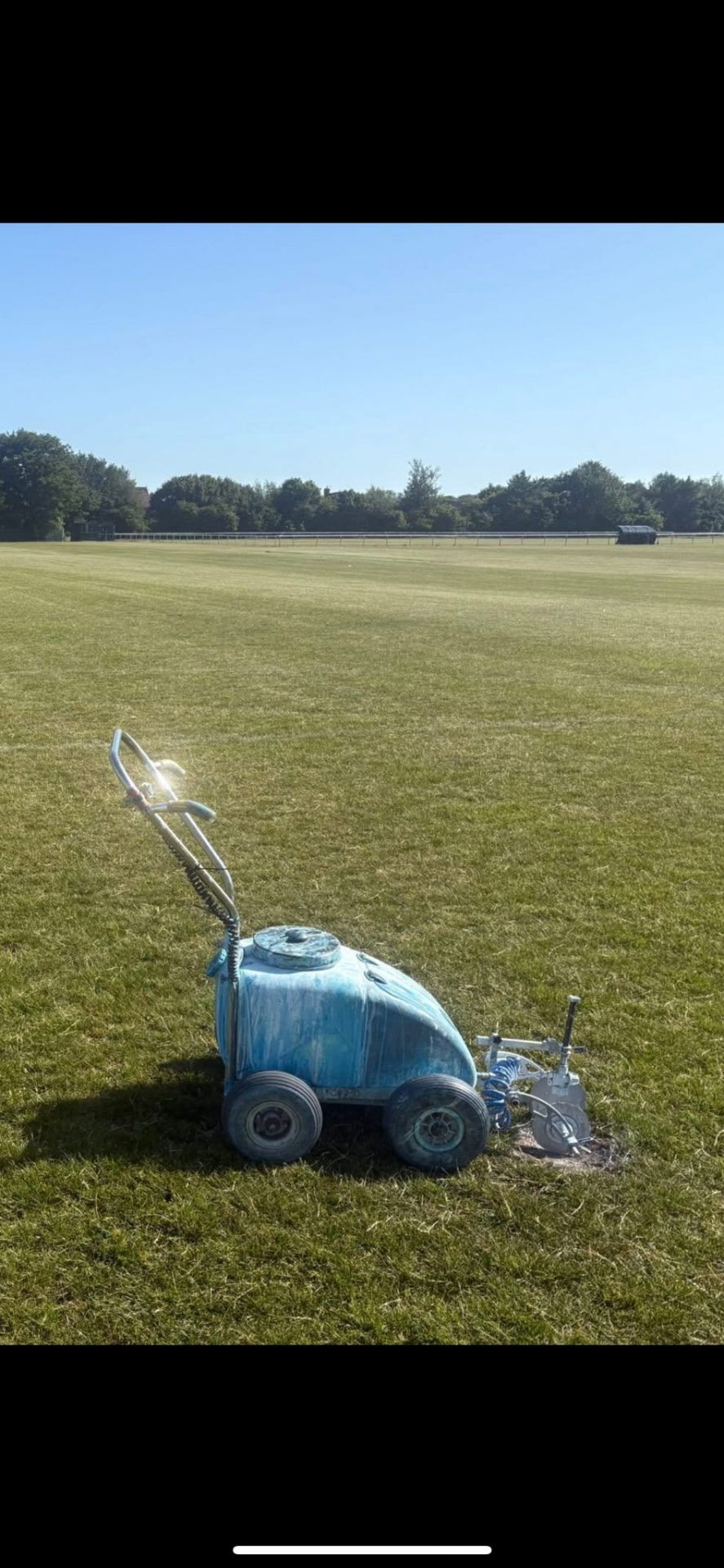 Cricket outfield line marking