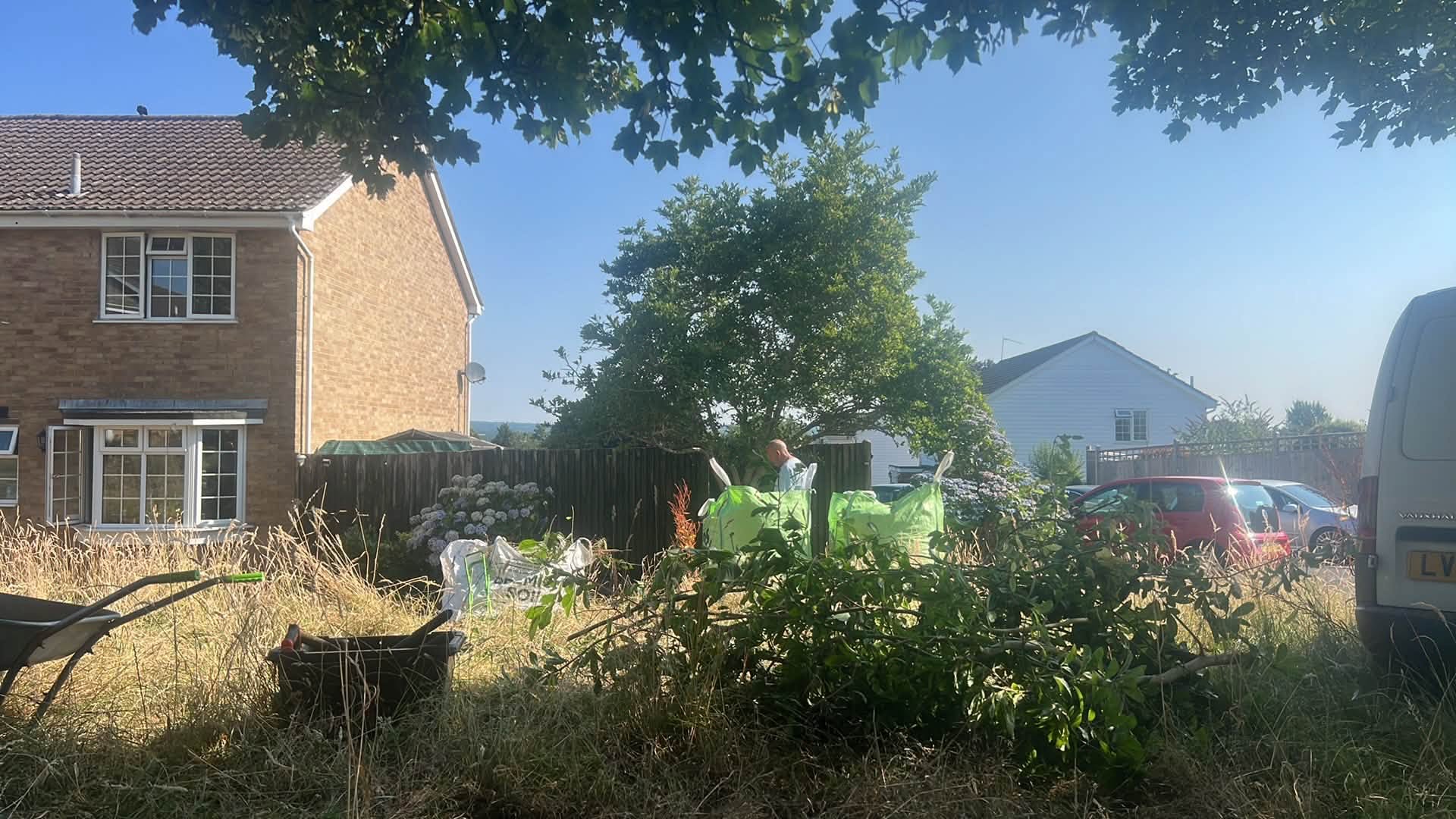 Overgrown plot clearance