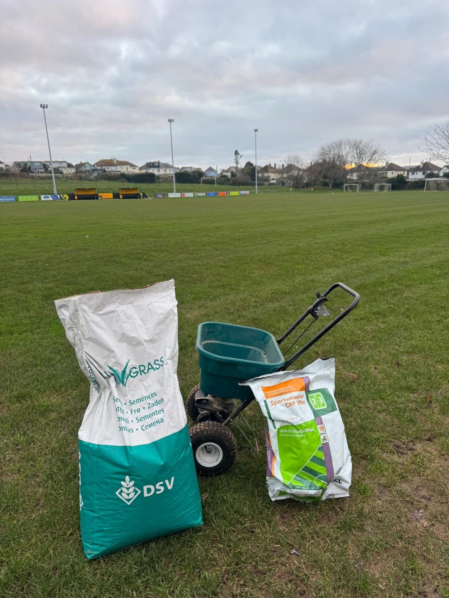 Football pitch seed & feed programme